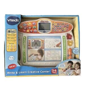 VTech Write & Learn Creative Center Teaches Letters Objects Educational Toy NEW